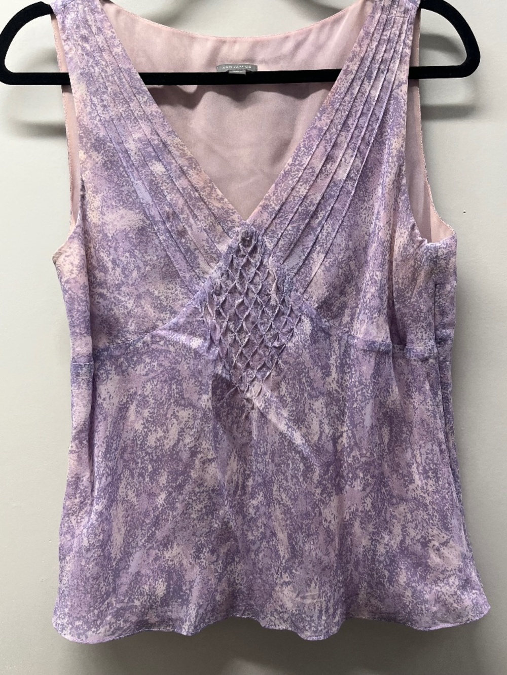 Ann Taylor Purple silk camisole